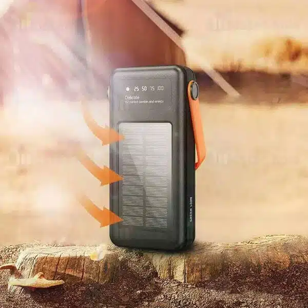 پاوربانک خورشیدی Green Lion 30000 mAh مدل Solar Portable 2 پاوربانک خورشیدی Green Lion 30000 mAh مدل Solar Portable
